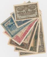 1920. 20f + 50f + 1K + 2K + 10K + 20K + 50K "Orell Füssli Zürich" T:vegyes