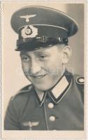 Military WWII, German Luftwaffe pilot, photo, Második világháborús német Liuftwaffe pilóta, photo