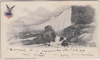 1899 American Fall, Rock of Ages, Cave of the Winds (small tear)