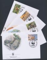 WWF antelope set + 4 FDC WWF antilop sor + 4 FDC