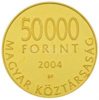 2004. 50.000Ft Au "Magyarország az Európai Unió tagja" (14,17g/0.986) T:PP felületi karc
H...