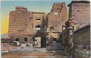 Thebes, Medinet Habu, Pavilion of Rameses III (EK)