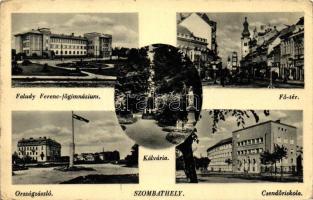 Szombathely, Faludy Ferenc főgimnázium, csendőriskola, országzászló (EB)