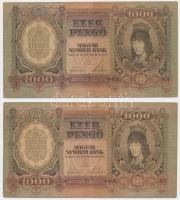 1943. 1000P (2x) T:III,III-