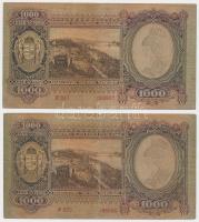 1943. 1000P (2x) T:III,III-