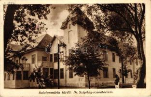 Balatonmáriafürdő, Dr. Szigethy szanatórium (EK)