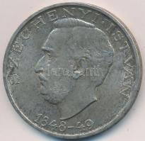 1948. 10Ft Ag "Széchenyi" T:2- patina
Adamo EM2