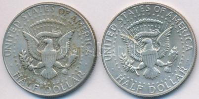 Amerikai Egyesült Államok 1967. 1/2$ Ag "Kennedy" (2x) T:2,2-,3
USA 1967. 1/2 Dollar Ag &q...