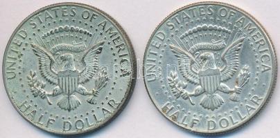 Amerikai Egyesült Államok 1965-1966. 1/2$ Ag "Kennedy" (2x) T:2
USA 1965-1966. 1/2 Dollar ...