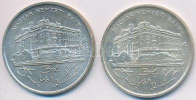 1993. 200Ft Ag "MNB" (2x) T:2,2-