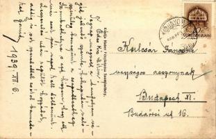 Nagyunyom, Tejcsarnok, Dénes Antal vegyeskereskedése; kiadja Haber fényképész (fl)