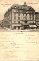 1904 Budapest VII. Metropole szálloda és kávéház, Petánovits József tulajdonos. Kiadja Czettel és Deutsch (ázott sarkak / wet corners)