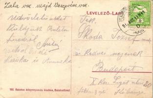 Balatonfüred, Kikötő a Baross gőzössel; a Balaton könyvnyomda kiadása