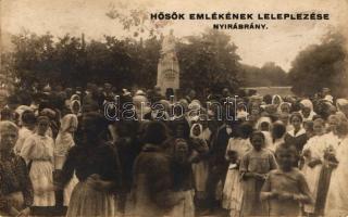 1923 Nyírábrány, Hősök emlékének leleplezése, photo