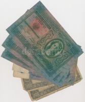 1912. 10K (3x) + 1913. 20K II. kiadás, piros "MAGYARORSZÁG" felülbélyegzéssel + 1915. 10K ...