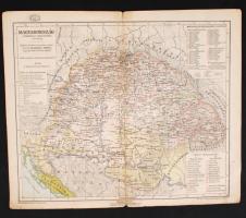 cca 1909 Magyarország a Pragmatica Sanctio körül 1711-1790-ig, tervezte: Dr. Acsády Ignác, rajzolta: Kogutowicz Manó, kiadja a Magyar Földrajzi Intézet Rt., 37x30 cm