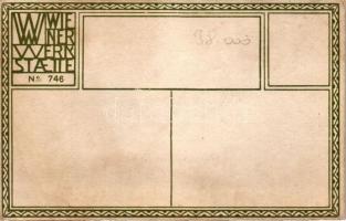 Lady with pig, Wiener Werkstätte No. 746, Mela Koehler (r)