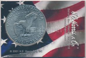 Amerikai Egyesült Államok 1972D 1$ Cu-Ni "Eisenhower" plasztiktokban T:2
USA 1972D 1 Dolla...