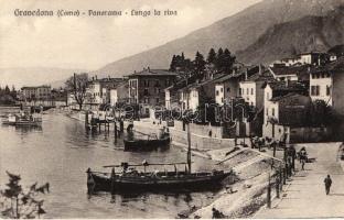 Gravedona, Lungo la Riva / port, ships