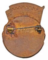 ~1970. "MHSZ (Magyar Honvédelmi Szövetség) Tartalékos Klub" zománcozott fém jelvény (42x33...