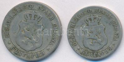 Bulgária 1888. 10s Cu-Ni + 20s Cu-Ni T:3
Bulgaria 1888. 10 Stotinki Cu-Ni + 20 Stotinki Cu-Ni C:F