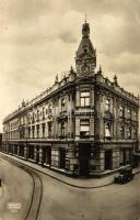 Szombathely, Graf József Hotel Herczeg szálló és kávéház, automobil (EK)