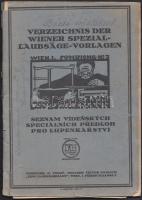 cca 1930-1932 Verzeichnis der Wiener Spezial-Laubsäge-Vorlagen, képekkel gazdagon illusztrált prospektus, 80p