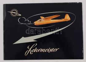 cca 1959 Lehrmeister vitorlázó repülőgép katalógus, képekkel illusztrált, többnyelvű / cca 1959 Lehrmeister sailplane catalog