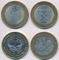 Oroszország 2005-2014. 10R Bi (4xklf) T:2,2-
Russia 2005-2014. 10 Roubles Bi (4xdiff) C:XF,VF