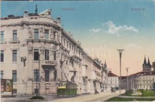 Temesvár, Hunyadi út, villamos / street, tram (EK)