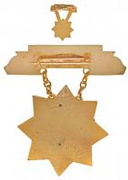 DN "Mezőgazdaság Kiváló Dolgozója" zománcozott, aranyozott fém kitüntetés eredeti tokban, ...