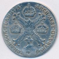 Osztrák Németalföld 1793B 1/4 Koronatallér Ag "II. Ferenc" Körmöcbánya (7,22g) T:3 lyuktöm...