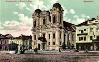 Temesvár, Losonczy tér; Divald Károly / square