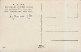 Tordas, Balogh Elemér szövetkezeti mintafalu; Hangya szövetkezet kiadása