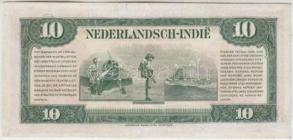 Holland Kelet-India 1943. 10G T:restaurált
Netherlands East Indies 1943. 10 Gulden C:restored