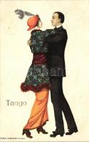 Tango, dancing couple, B.K.W.I. 843-5. s: Mela Koehler (EB)