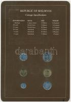 Maldív-szigetek 1982-1984. 1L - 1R 6xklf db, forgalmi szett felbélyegzett kartonlapon T:1
Maldives 1...