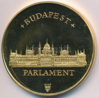 Bozó Gyula (1913-2004) DN "Magyar Köztársaság Országgyűlése" aranyozott fém emlékérem (42,...