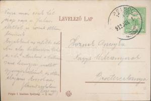 Tótpelsőc, Állami iskola, községház; Polgár I. kiadása / school, town hall