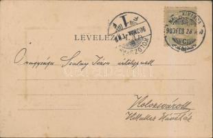 Nagykikinda, katolikus templom, törvényszéki épület, népiskola / court, church, school