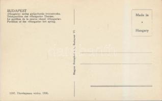 1930 Budapest XI. Hungária meleg gyógyforrás, ivócsarnok