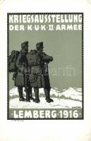 1916 Kriegsausstellung der K.u.K. II. Armee, Lemberg / Austrian military exposition s: E. Kutzer (EK)