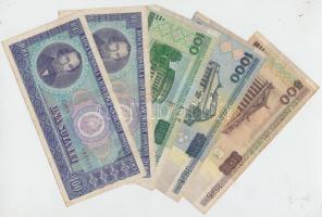 25db-os vegyes külföldi bankjegy tétel, közte Horvátország, Szlovénia, Jugoszlávia, Csehszlovákia, L...