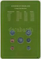 Szváziföld 1975-1982. 1c - 1L 7xklf db, forgalmi szett felbélyegzett kartonlapon T:1
Swaziland 1975-...