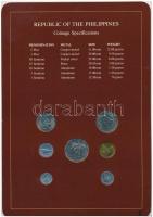 Fülöp-szigetek 1983-1985. 1s - 2P 7xklf db, forgalmi szett felbélyegzett kartonlapon T:1
Philippines...