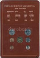 Szamoa 1974-1984. 1s - 1T 7xklf db, forgalmi szett felbélyegzett kartonlapon T:1
Samoa 1974-1984. 1 ...