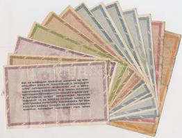 1946. 13db-os adópengő tétel, közte 100.000.000AP T:vegyes