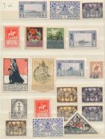 20 db katonai témájú levélzáró / 20 military poster stamps