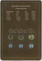 Szlovénia 1992-1993. 10s - 5T 6xklf db, forgalmi szett felbélyegzett kartonlapon T:1
Slovenia 1992-1...