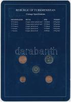 Türkmenisztán 1993. 10T - 50T 5xklf db, forgalmi szett felbélyegzett kartonlapon T:1
Turkmenistan 19...